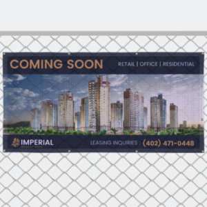 8oz Mesh Banner