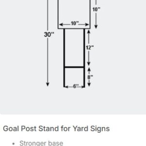 Yard Sign Stands