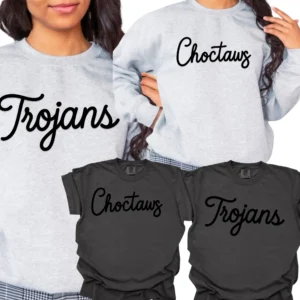 FAUX EMBROIDERY CHOCTAWS/TROJANS