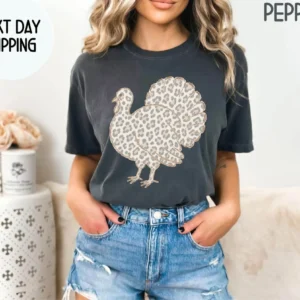 Leopard Turkey Thanksgiving Print