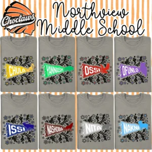 Northview House Pennant Flag Floral Design