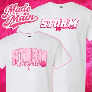 Storm Softball Breast Cancer Shirts